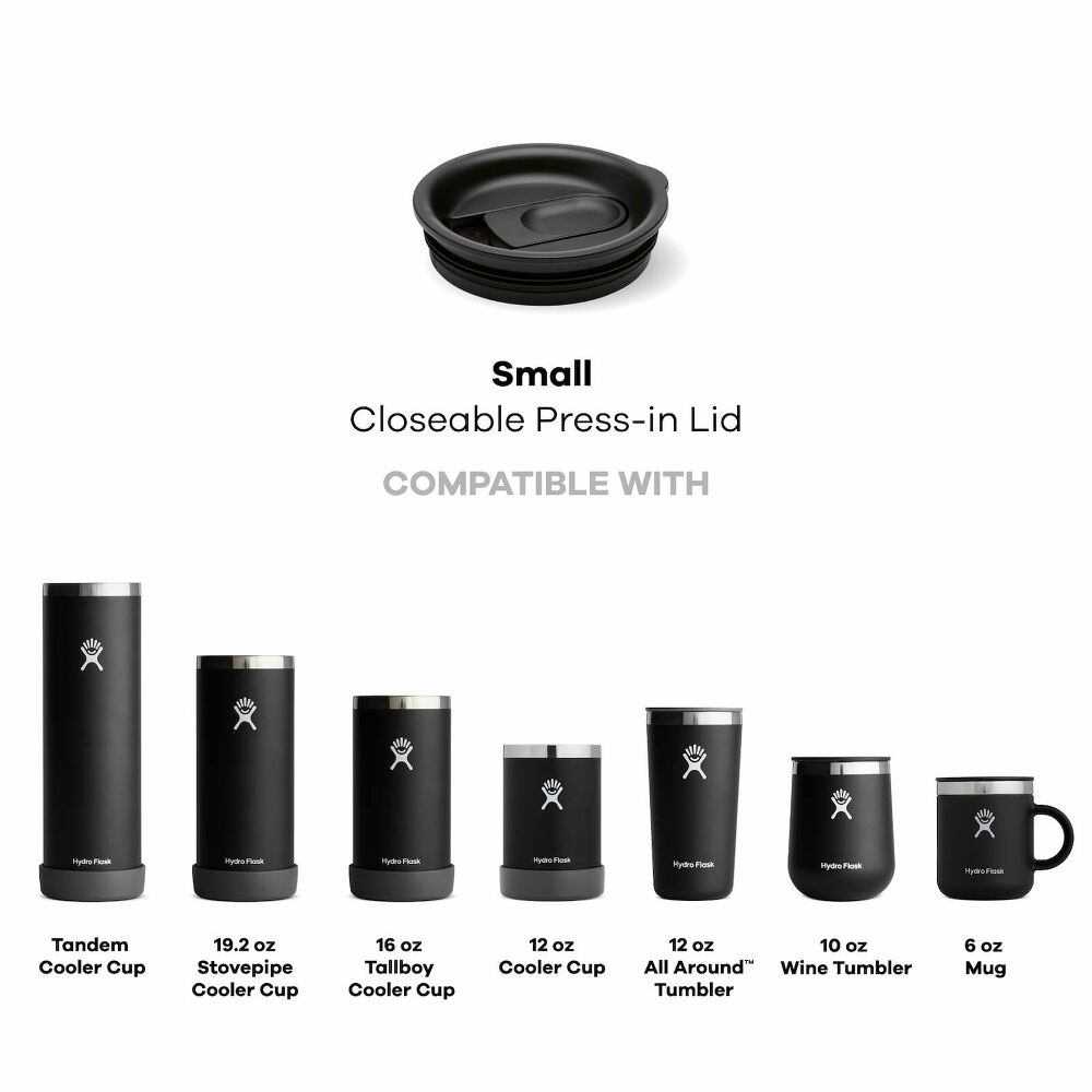 SMALL CLOSEABLE PRESS-IN LID BLACK P181728P 4 SMALL CLOSEABLE PRESS-IN LID BLACK P181728P