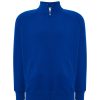 Bluza dresowa swra fuzip P140419H royal blue