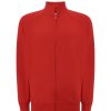 Bluza dresowa swra fuzip P140419H red