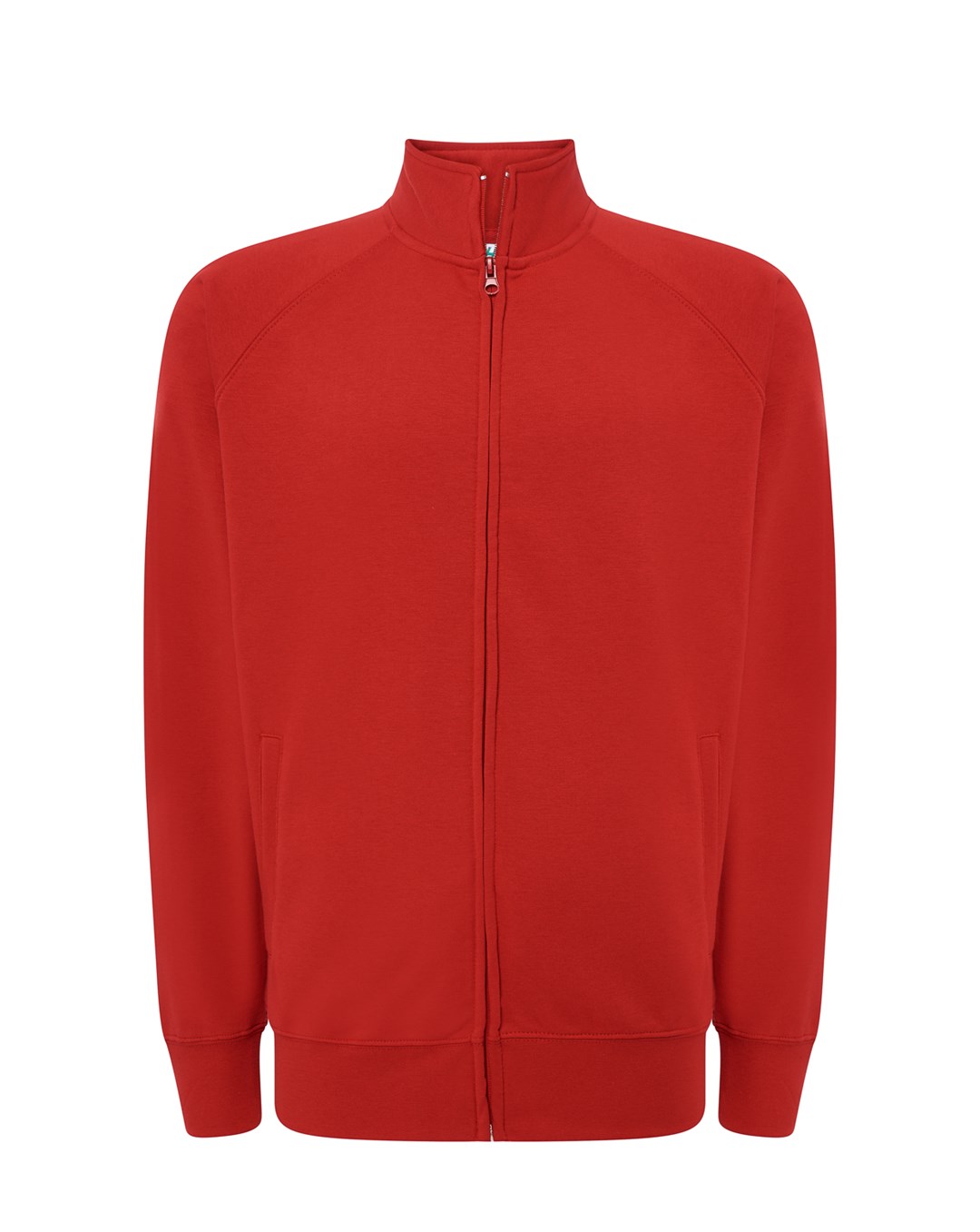 Bluza dresowa swra fuzip P140419H red
