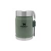 Termos obiadowy ze sztućcem CLASSIC - 0,4 L HAMMERTONE GREEN / Stanley P091163P 1 Termos obiadowy ze sztućcem CLASSIC - 0,4 L HAMMERTONE GREEN / Stanley P091163P