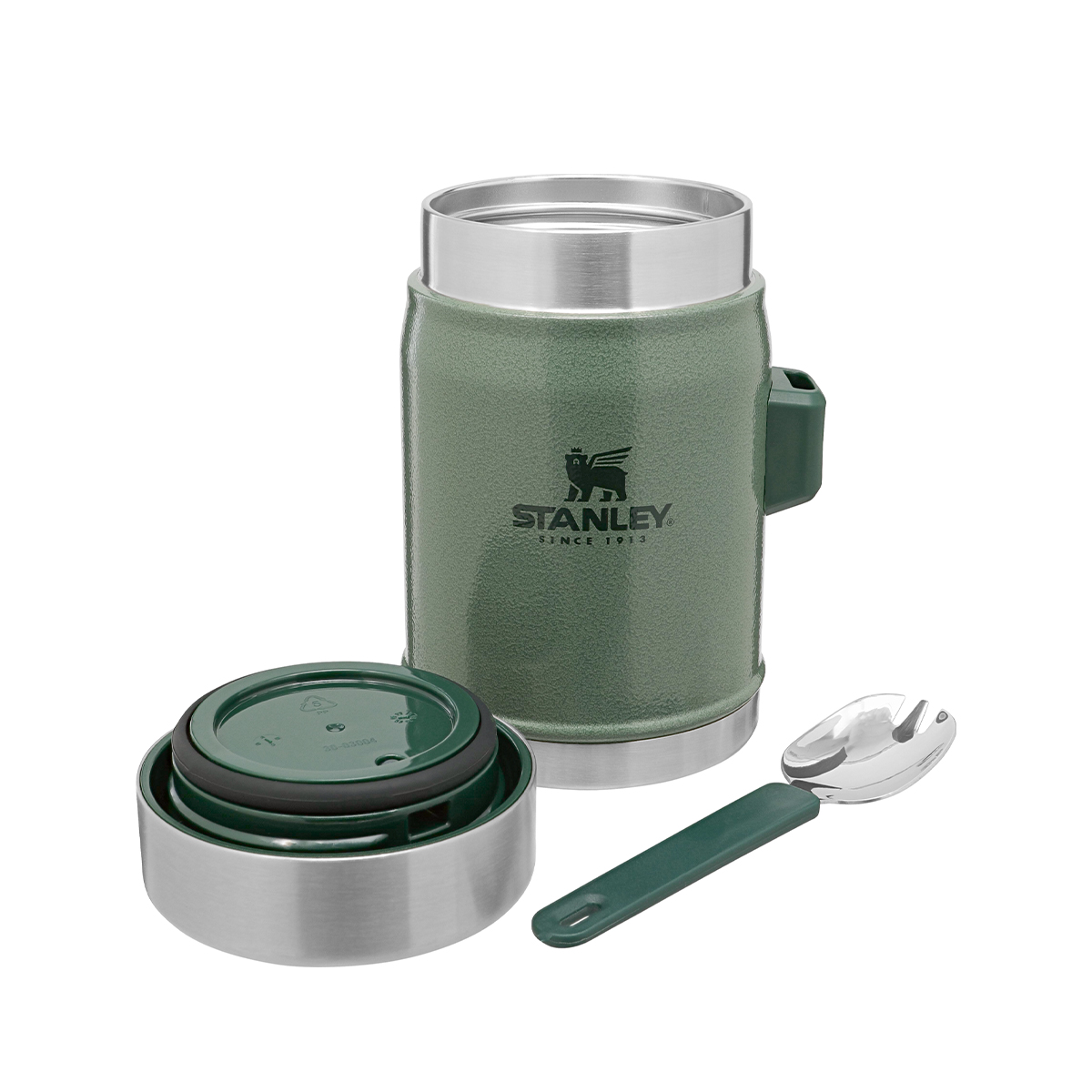Termos obiadowy ze sztućcem CLASSIC - 0,4 L HAMMERTONE GREEN / Stanley P091163P 3 Termos obiadowy ze sztućcem CLASSIC - 0,4 L HAMMERTONE GREEN / Stanley P091163P