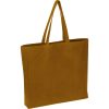 Torba shopper z bawełny z recyklingu i poliestru NINA P180896K brązowy Torba shopper z bawełny z recyklingu i poliestru NINA P180896K brązowy