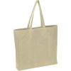 Torba shopper z bawełny z recyklingu i poliestru NINA P180896K beżowy Torba shopper z bawełny z recyklingu i poliestru NINA P180896K beżowy