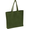 Torba shopper z bawełny z recyklingu i poliestru NINA P180896K khaki Torba shopper z bawełny z recyklingu i poliestru NINA P180896K khaki