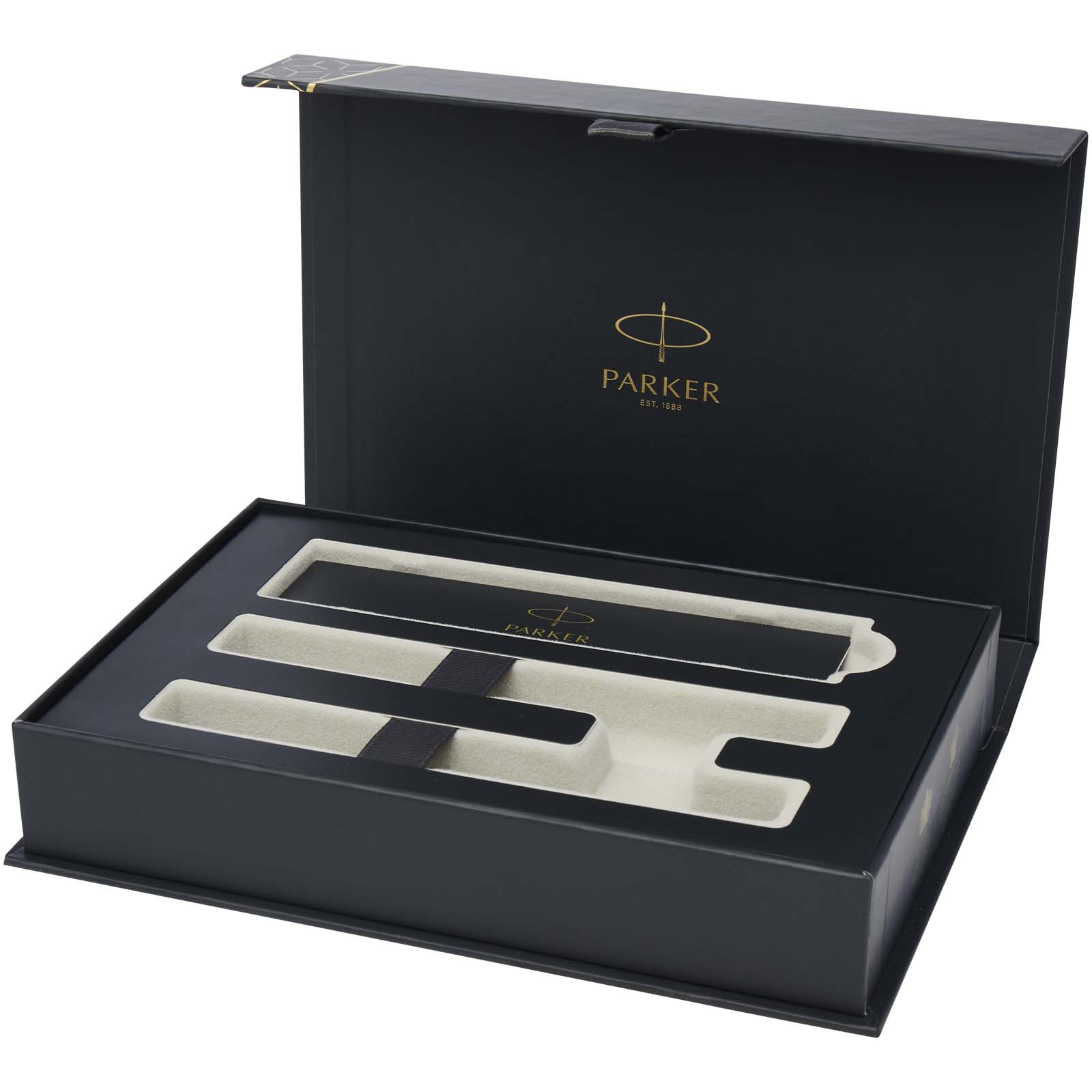 Parker IM Essentials – elegancki zestaw piśmienniczy: pióro i długopis, kolor czarny P183017C 3 Parker IM Essentials – elegancki zestaw piśmienniczy: pióro i długopis, kolor czarny P183017C