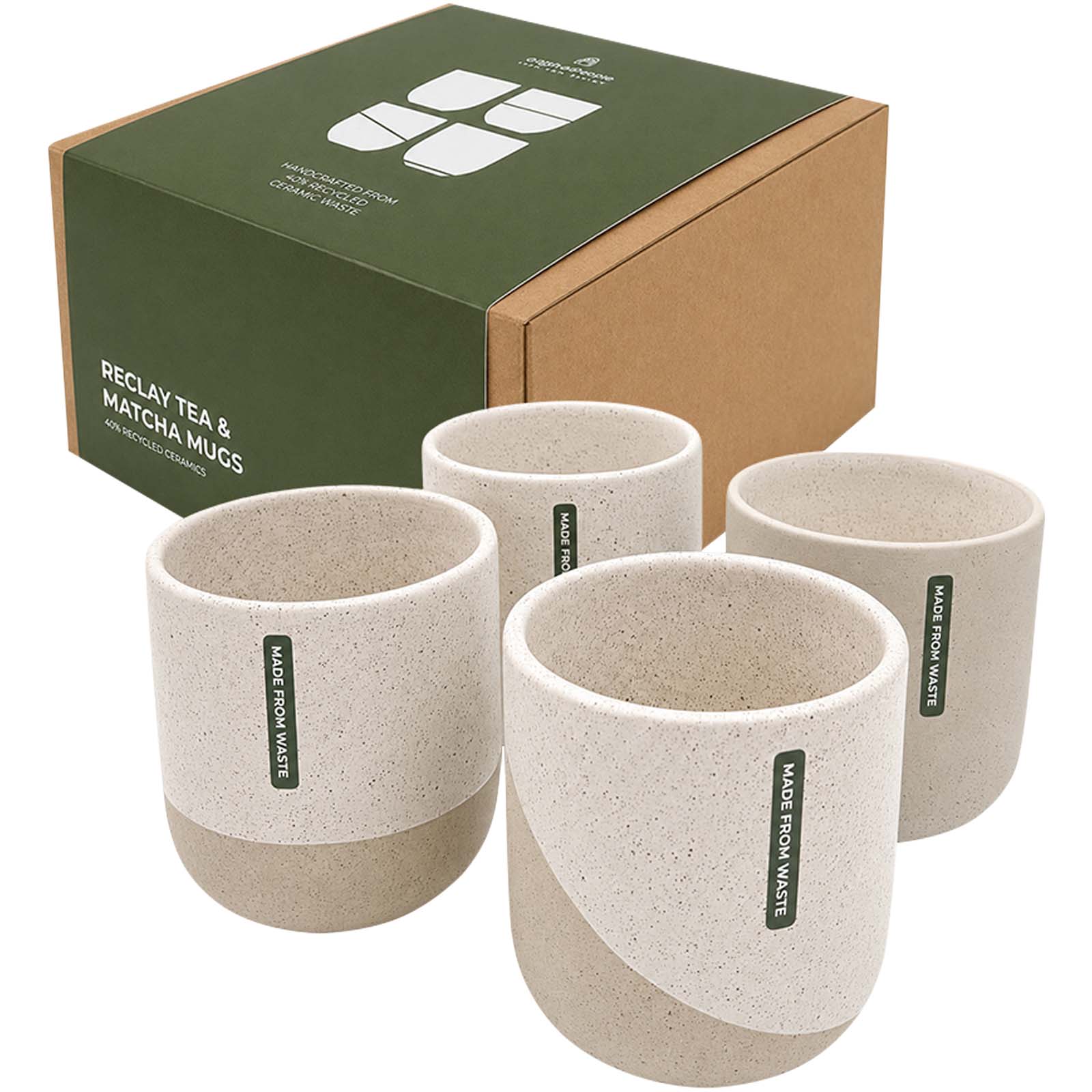 Zestaw kubków do herbaty i matchy Originalhome Reclay 350 ml  P182999C PFC-12643401