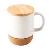 Kubek ceramiczny z bambusową przykrywką Giulia 400 ml P042868R 2 Kubek ceramiczny z bambusową przykrywką Giulia 400 ml P042868R
