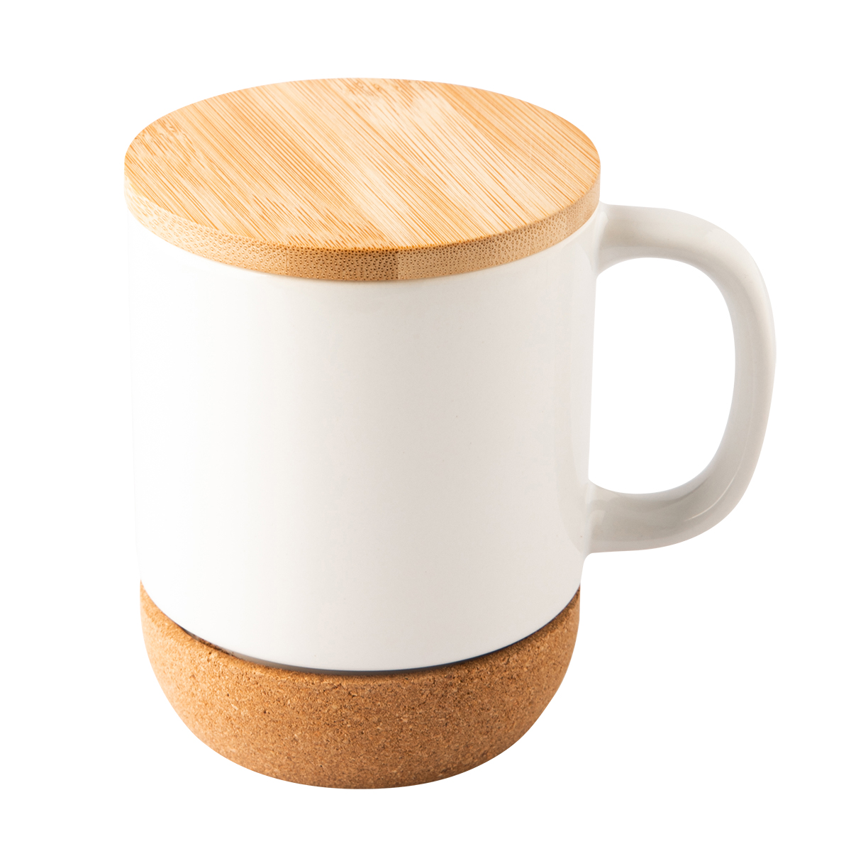 Kubek ceramiczny z bambusową przykrywką Giulia 400 ml P042868R 2 Kubek ceramiczny z bambusową przykrywką Giulia 400 ml P042868R
