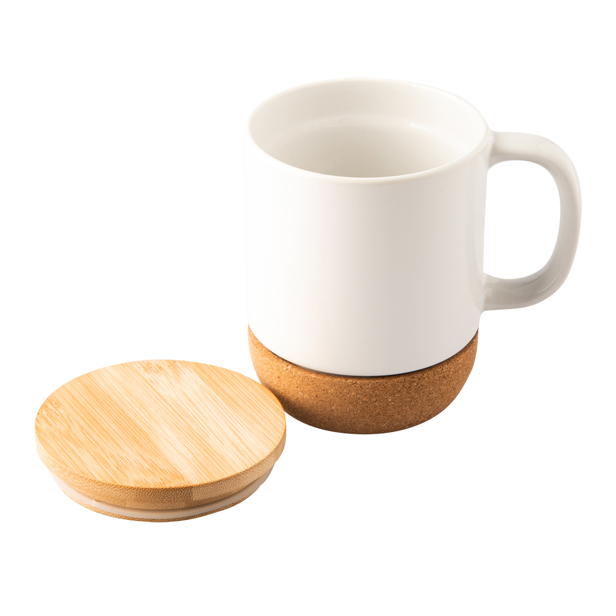 Kubek ceramiczny z bambusową przykrywką Giulia 400 ml P042868R 3 Kubek ceramiczny z bambusową przykrywką Giulia 400 ml P042868R