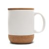 Kubek ceramiczny z bambusową przykrywką Giulia 400 ml P042868R 1 Kubek ceramiczny z bambusową przykrywką Giulia 400 ml P042868R