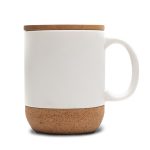 Kubek ceramiczny z bambusową przykrywką Giulia 400 ml P042868R 