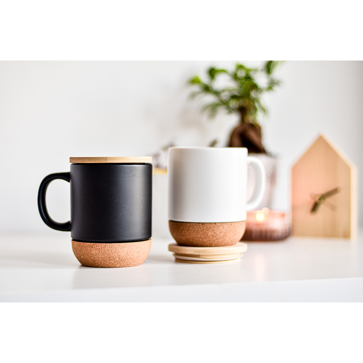 Kubek ceramiczny z bambusową przykrywką Giulia 400 ml P042868R 7 Kubek ceramiczny z bambusową przykrywką Giulia 400 ml P042868R