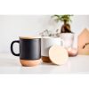 Kubek ceramiczny z bambusową przykrywką Giulia 400 ml P042868R 8 Kubek ceramiczny z bambusową przykrywką Giulia 400 ml P042868R