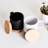 Kubek ceramiczny z bambusową przykrywką Giulia 400 ml P042868R 10 Kubek ceramiczny z bambusową przykrywką Giulia 400 ml P042868R