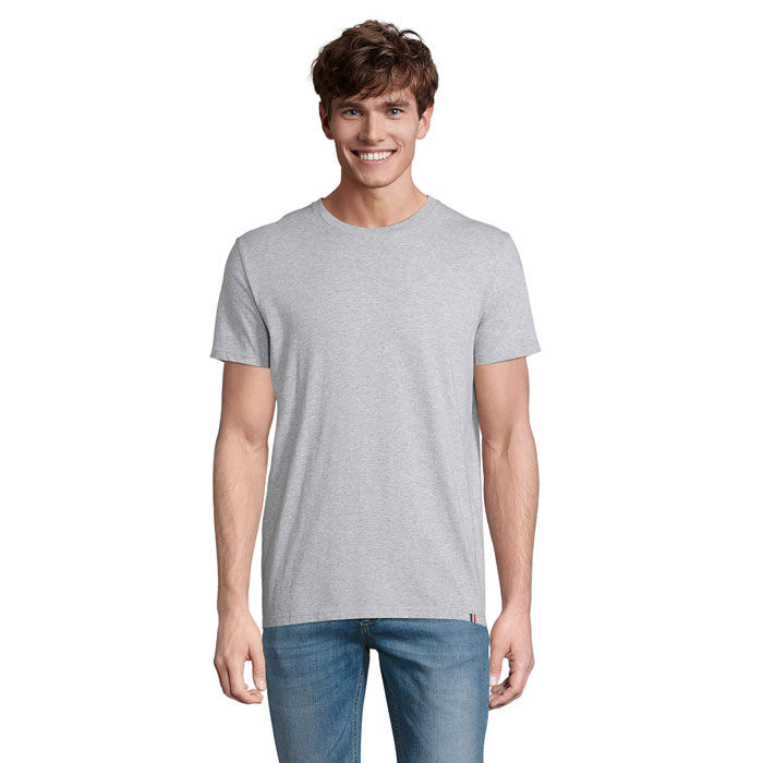 LEON FRANCE T-SHIRT 150 P184096O szary melanż LEON FRANCE T-SHIRT 150 P184096O szary melanż