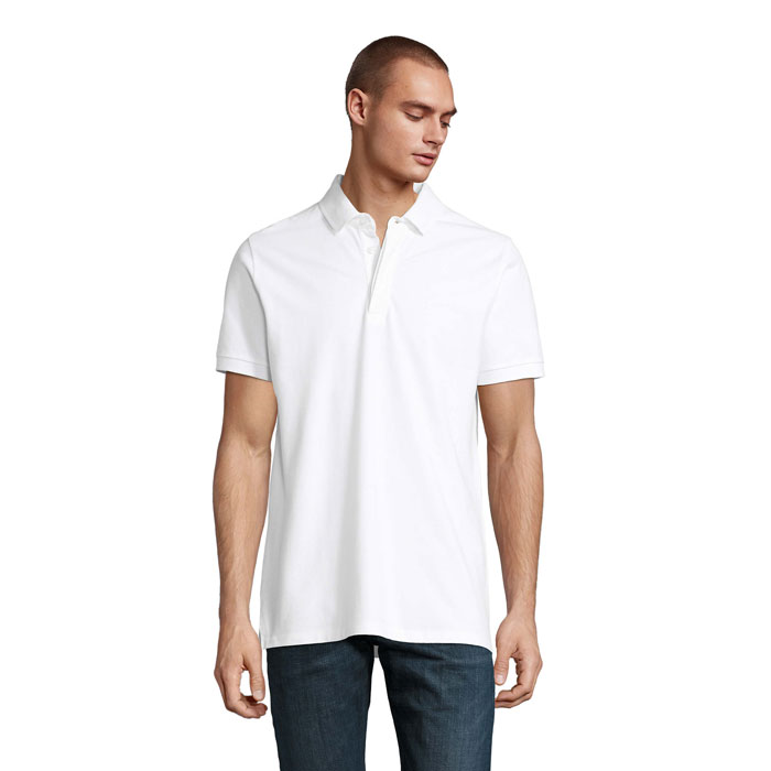 OWEN MEN POLO 215 P184741O optic white OWEN MEN POLO 215 P184741O optic white