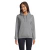 NICHOLAS WOMEN HOODED SWEAT P184892O gray melanged NICHOLAS WOMEN HOODED SWEAT P184892O gray melanged