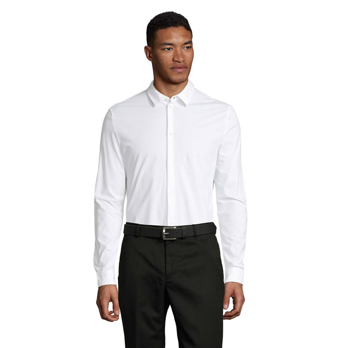 BALTHAZAR MEN SHIRT P184921O optic white BALTHAZAR MEN SHIRT P184921O optic white