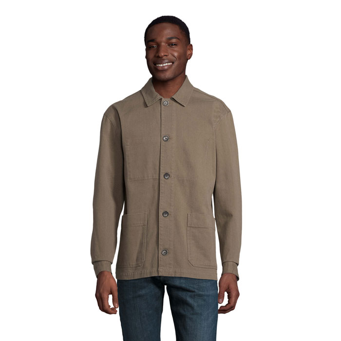 MAEL UNISEX WORK JACKET P185070O deep khaki