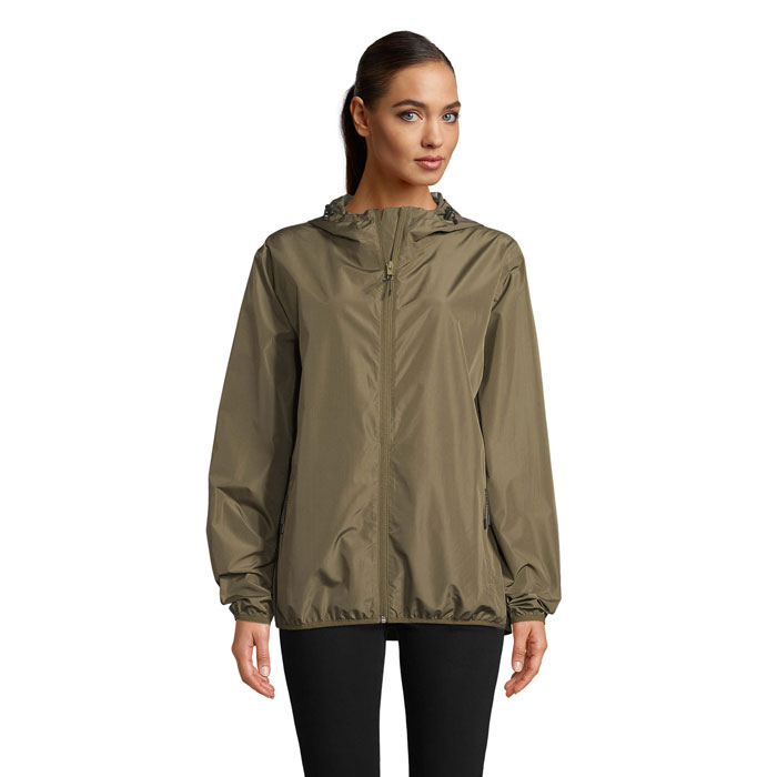 ANDREA UNISEX WINDBREAKER P185106O deep khaki