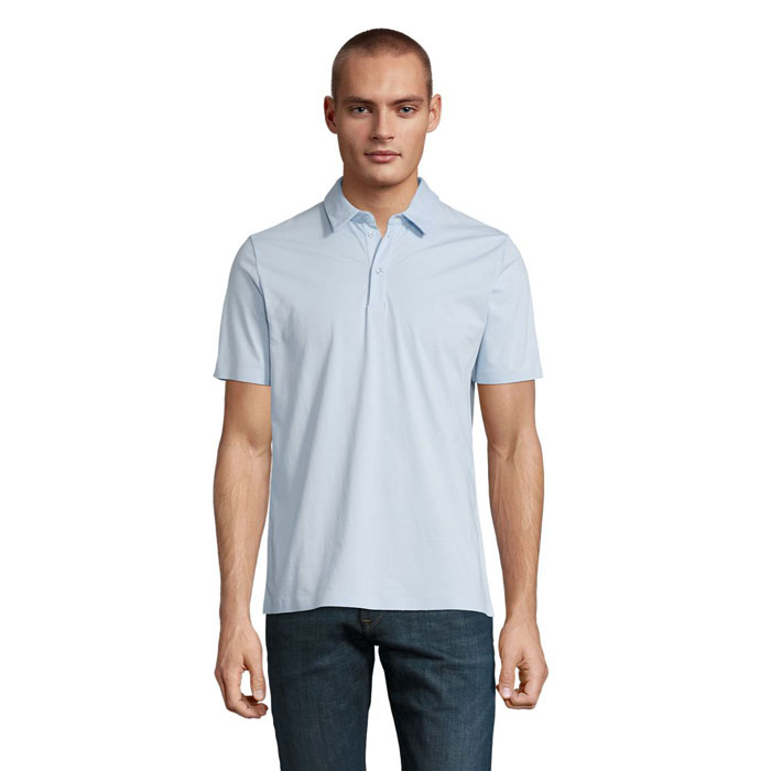 RELAX O SCAR MEN POLO SHIRT P185241O soft blue RELAX O SCAR MEN POLO SHIRT P185241O soft blue
