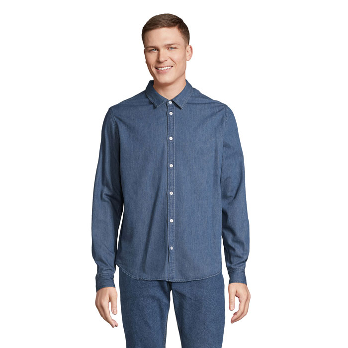 BENNETT MEN DENIM SHIRT P185494O light oxford BENNETT MEN DENIM SHIRT P185494O light oxford