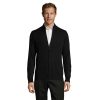 GORDON MEN ZIPPED CARDIGAN P185605O czarny