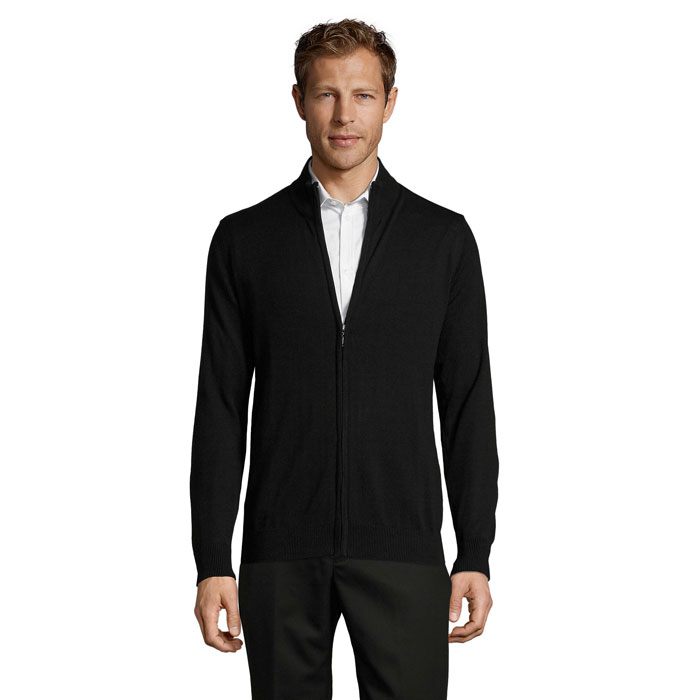 GORDON MEN ZIPPED CARDIGAN P185605O MI-S00548-W