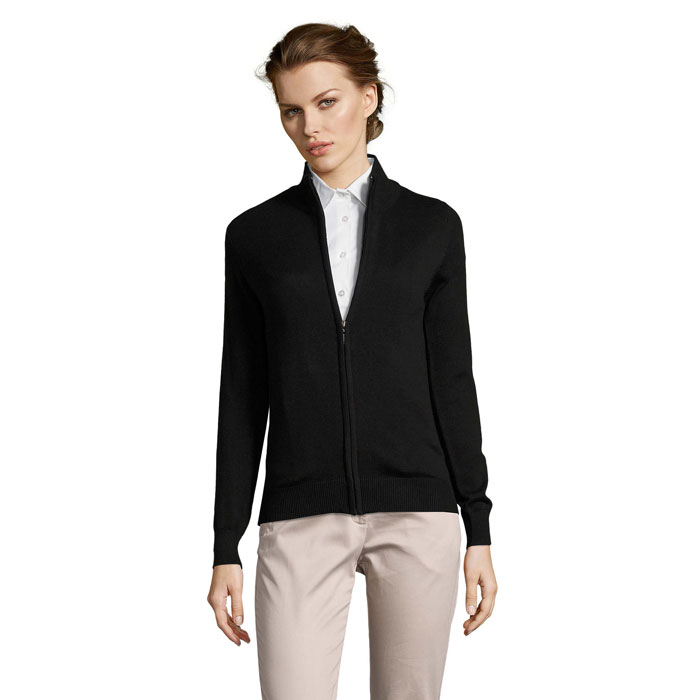 GORDON WOMEN ZIP CARDIGAN P185617O MI-S00550-W