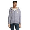 SHERPA UNISEX ZIPPED JACKET P185757O szary melanż