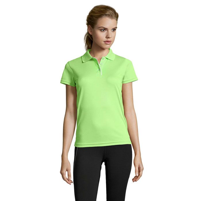 PERFORMER WOMEN SPORTS POLO P185859O apple green PERFORMER WOMEN SPORTS POLO P185859O apple green