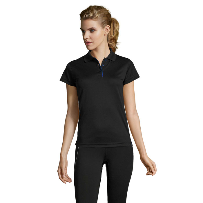 PERFORMER WOMEN SPORTS POLO P185859O czarny PERFORMER WOMEN SPORTS POLO P185859O czarny