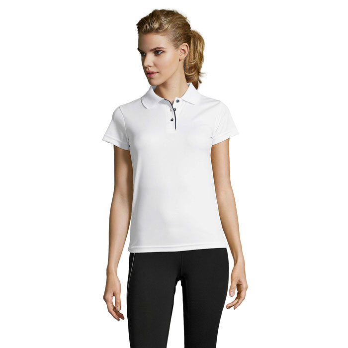 PERFORMER WOMEN SPORTS POLO P185859O MI-S01179-W