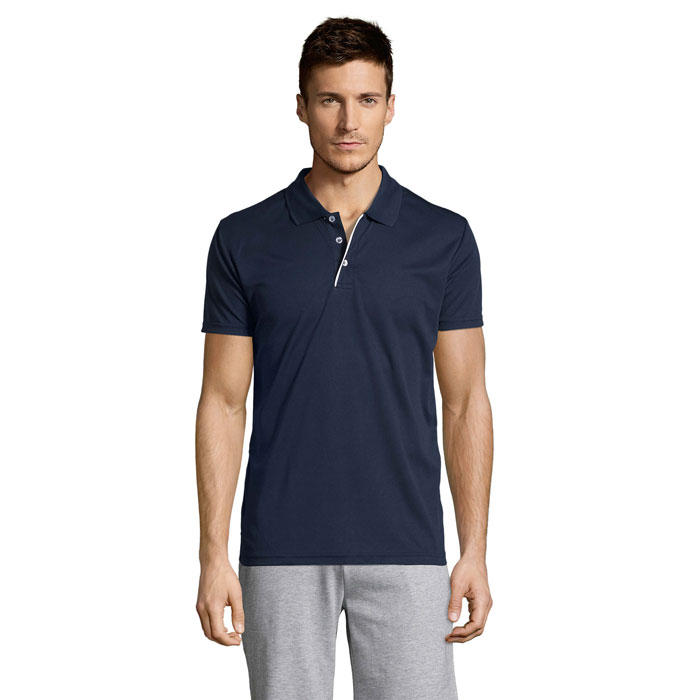 PERFORMER MEN SPORT POLO P185901O french navy