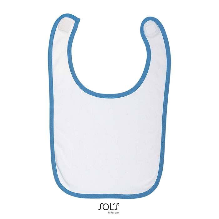 BABIB BABY BIB P186044O white / aqua