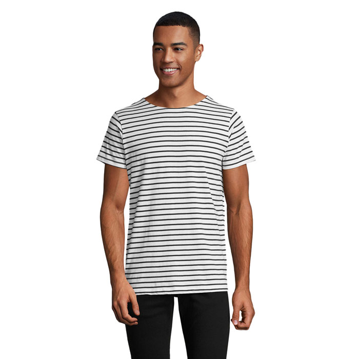 MILES Męski T-shirt 150g P186094O MI-S01398-W