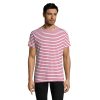 MILES Męski T-shirt 150g P186094O blanco / rojo