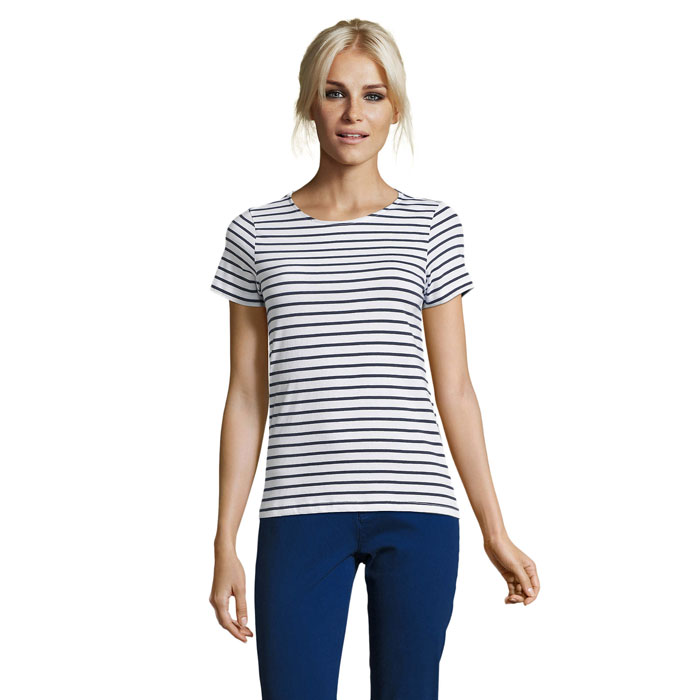 MILES Damski T-shirt150g P186106O MI-S01399-W