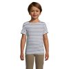 MILES KIDS STRIPED T-SHIRT P186118O biały / navy