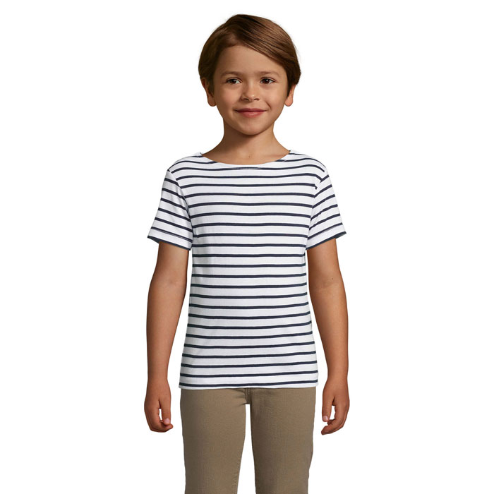 MILES KIDS STRIPED T-SHIRT P186118O MI-S01400-W
