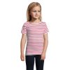 MILES KIDS STRIPED T-SHIRT P186118O blanco / rojo