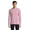 MARINE MEN STRIPED T-SHIRT P186138O blanco / rojo MARINE MEN STRIPED T-SHIRT P186138O blanco / rojo