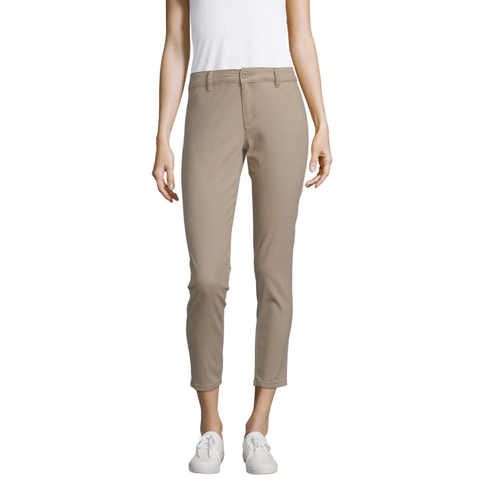 JULES WOMEN CHINO TROUSERS P186208O chestnut