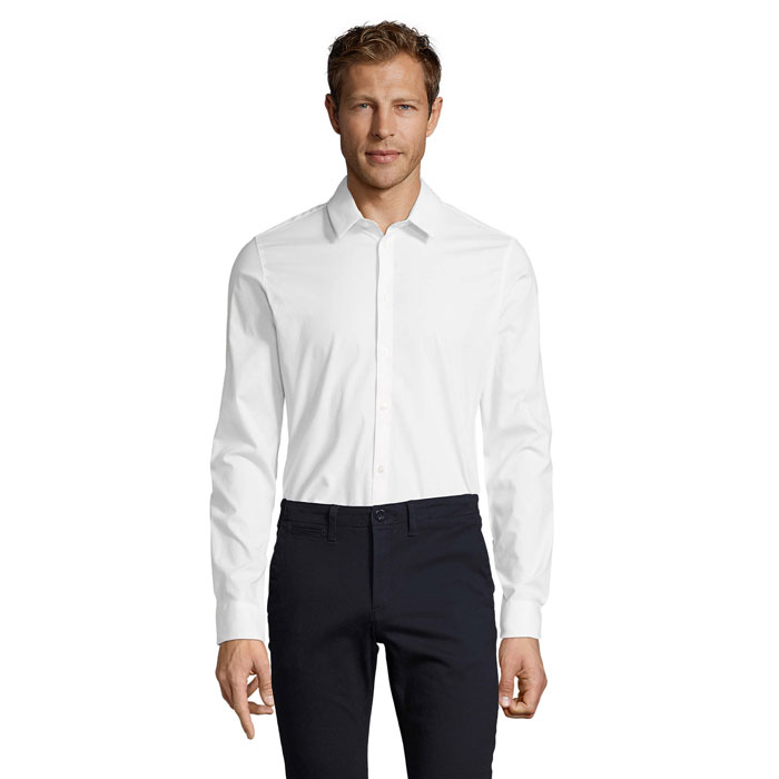 BLAKE MEN STRETCH SHIRT P186232O MI-S01426-W