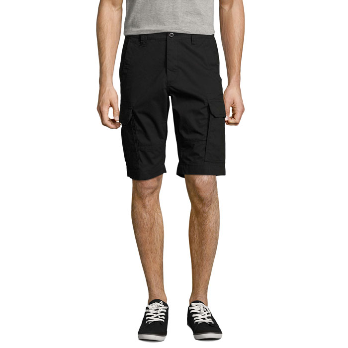 JACKSON MEN BERMUDA SHORTS P186387O czarny