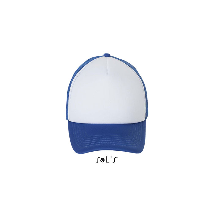 BUBBLE CAP POLYESTER P186419O biały / royal blue