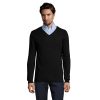 GLORY MEN V-NECK SWEATER P186520O czarny