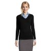 GLORY WOMEN V-NECK SWEATER P186544O czarny