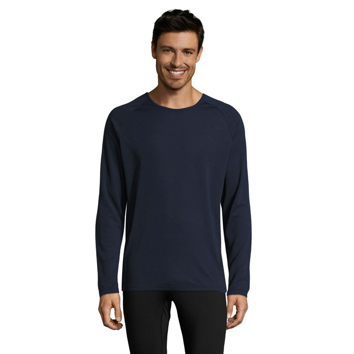 SPORTY LSL MEN T-SHIRT P186597O french navy SPORTY LSL MEN T-SHIRT P186597O french navy